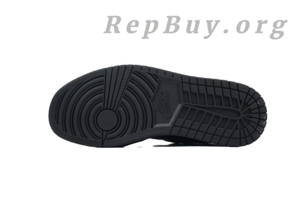 Top Version Air Jordan 1 Low SE 'Black Croc' HJ7443-010 - Image 4