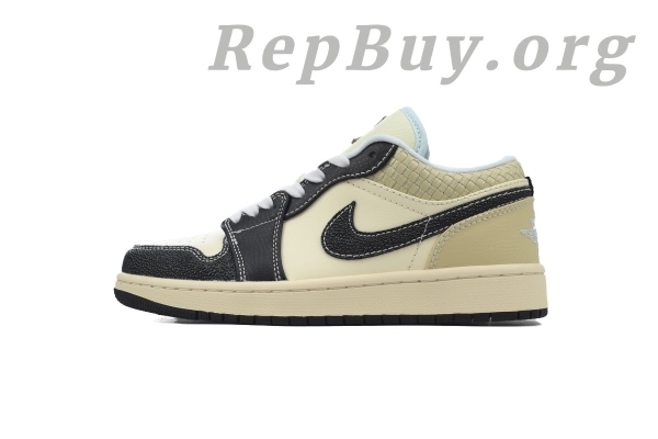 Top Version Air Jordan 1 Low SE 'Coconut Milk Black' HQ3437-101