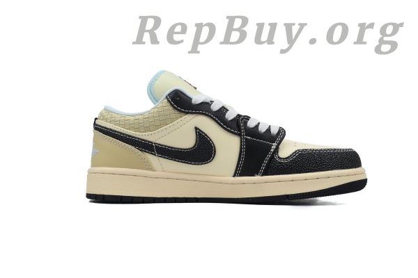 Top Version Air Jordan 1 Low SE 'Coconut Milk Black' HQ3437-101 - Image 2