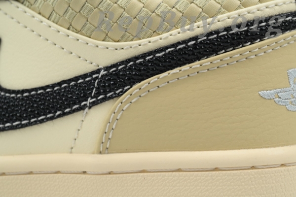 Top Version Air Jordan 1 Low SE 'Coconut Milk Black' HQ3437-101 - Image 5