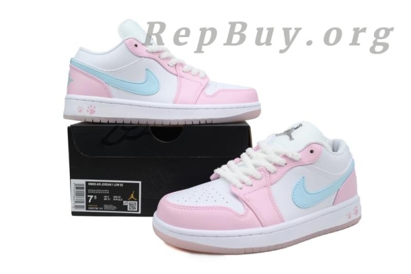 Top Version Air Jordan 1 Low SE 'Paw Print' HM3706-141 - Image 10