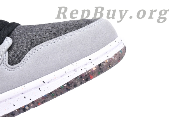 Top Version Air Jordan 1 Low SE Crater Black Grey DM4657-001 - Image 13