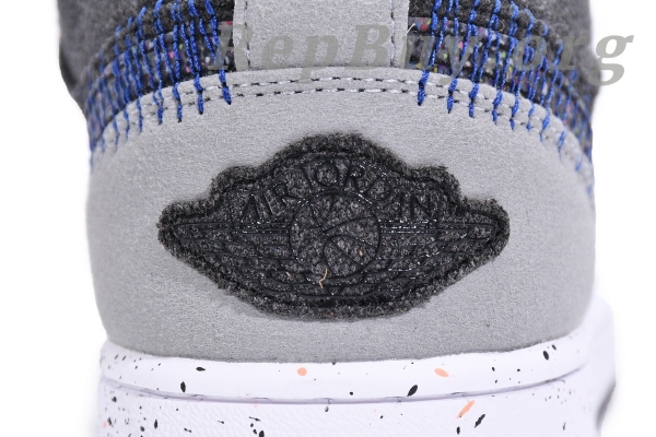 Top Version Air Jordan 1 Low SE Crater Black Grey DM4657-001 - Image 11