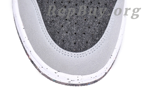Top Version Air Jordan 1 Low SE Crater Black Grey DM4657-001 - Image 17