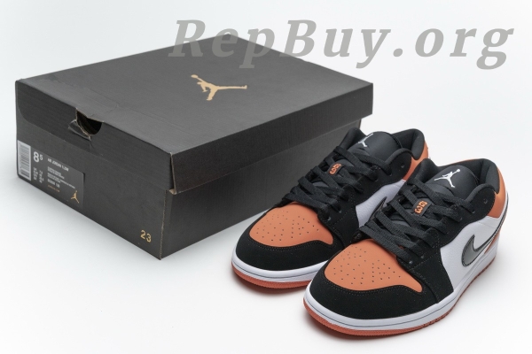 Top Version Air Jordan 1 Low Shattered Backboard (GS) 553560-128 - Image 20
