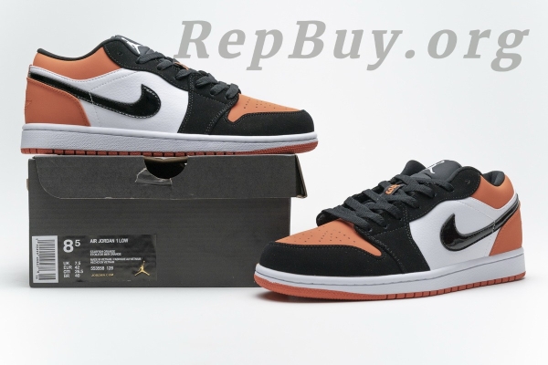 Top Version Air Jordan 1 Low Shattered Backboard (GS) 553560-128 - Image 21