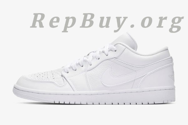 Top Version Air Jordan 1 Low Triple White (2019) 553558-111