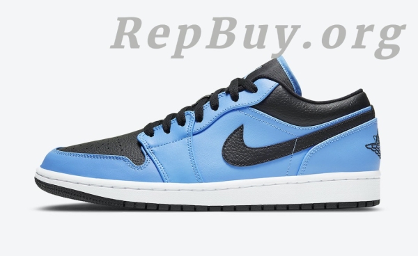 Top Version Air Jordan 1 Low University Blue Black	553558-403