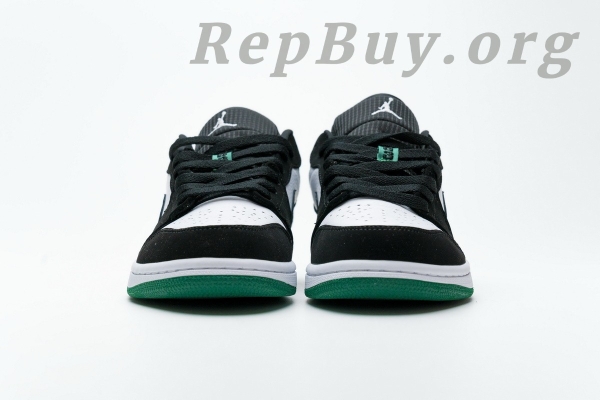 Top Version Air Jordan 1 Low White Black Mystic Green 553558-113 - Image 7
