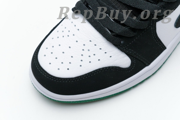 Top Version Air Jordan 1 Low White Black Mystic Green 553558-113 - Image 13
