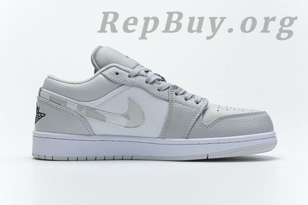 Top Version Air Jordan 1 Low White Camo DC9036-100 - 图片 3