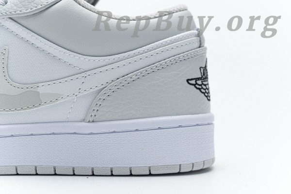Top Version Air Jordan 1 Low White Camo DC9036-100 - 图片 15