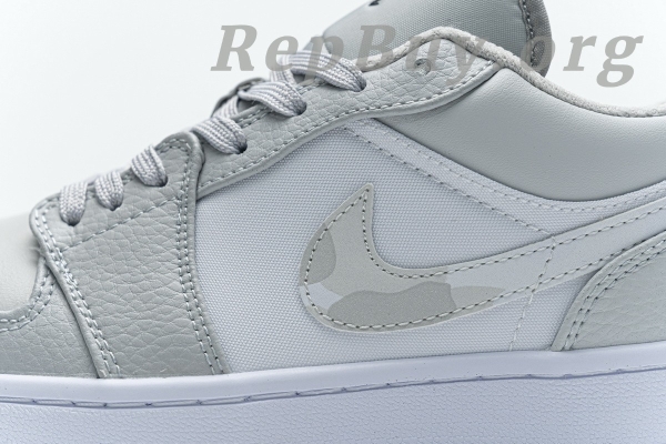 Top Version Air Jordan 1 Low White Camo DC9036-100 - 图片 14