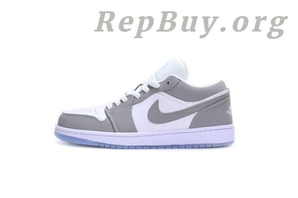 Top Version Air Jordan 1 Low Wolf Grey (W) DC0774-105 - Image 2