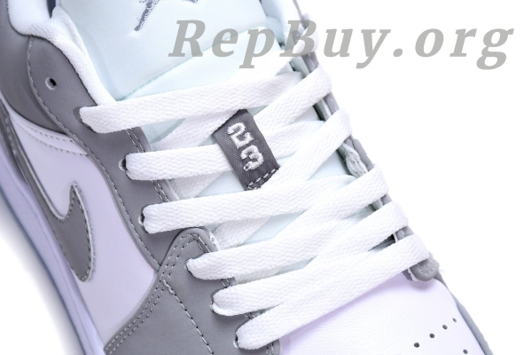 Top Version Air Jordan 1 Low Wolf Grey (W) DC0774-105 - Image 14
