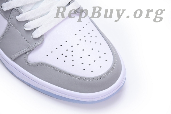 Top Version Air Jordan 1 Low Wolf Grey (W) DC0774-105 - Image 15