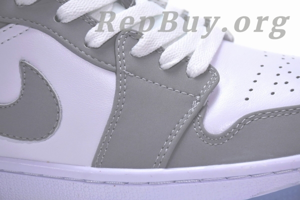Top Version Air Jordan 1 Low Wolf Grey (W) DC0774-105 - Image 12