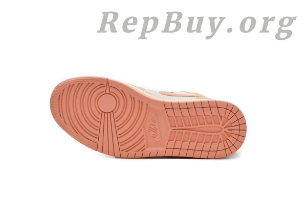 Top Version Air Jordan 1 Mid Apricot Orange (W) DH4270-800 - Image 4