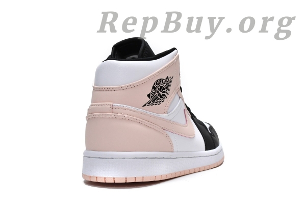 Top Version Air Jordan 1 Mid Arctic Orange Black Toe 554724-133 - Image 10