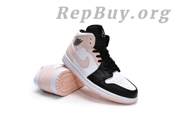 Top Version Air Jordan 1 Mid Arctic Orange Black Toe 554724-133 - Image 18