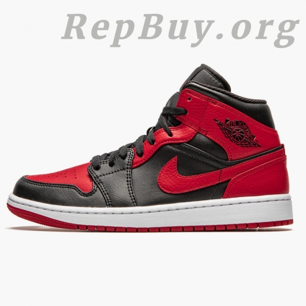 Top Version Air Jordan 1 Mid Banned (2020) 554724-074