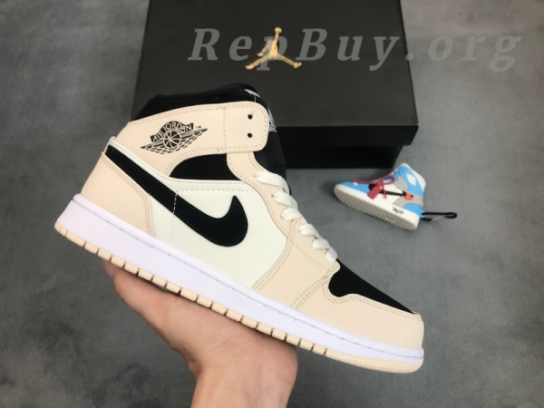 Top Version Air Jordan 1 Mid Barely Orange Light Violet (W) BQ6472-800 - Image 12