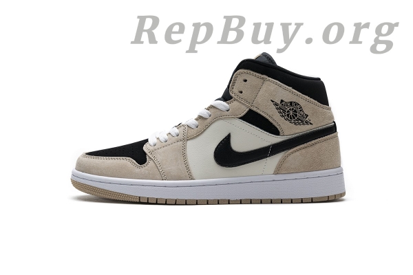 Top Version Air Jordan 1 Mid Barely Orange Light Violet (W) BQ6472-800