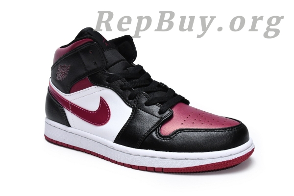 Top Version AirJordan 1 Mid Bred Toe 554724-066 - 图片 3
