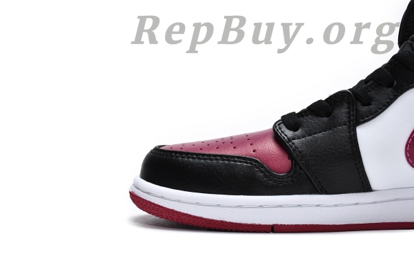Top Version AirJordan 1 Mid Bred Toe 554724-066 - 图片 7