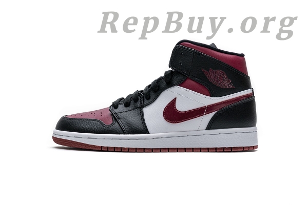 Top Version AirJordan 1 Mid Bred Toe 554724-066