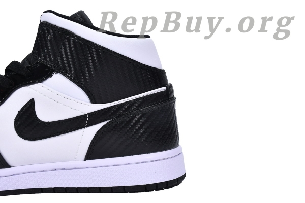 Top Version Air Jordan 1 Mid Carbon Fiber DD1649-001 - 图片 10
