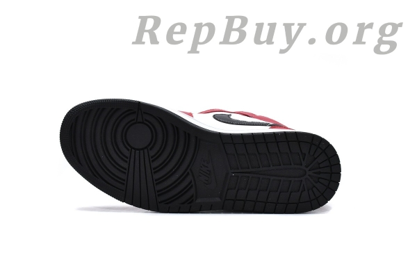 Top Version Air Jordan 1 Mid Chicago Toe 554724-069 - 图片 4