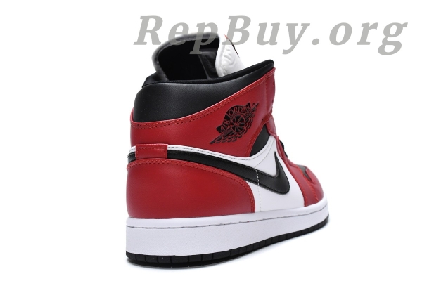 Top Version Air Jordan 1 Mid Chicago Toe 554724-069 - 图片 10