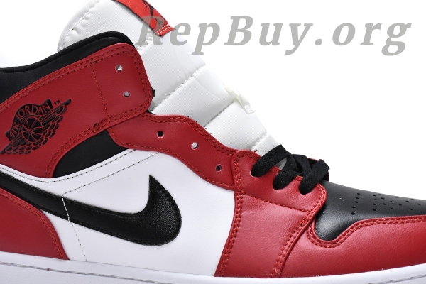Top Version Air Jordan 1 Mid Chicago Toe 554724-069 - 图片 11