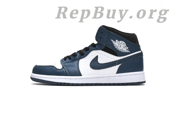 Top Version Air Jordan 1 Mid Armory Navy 554724-411 - 图片 2