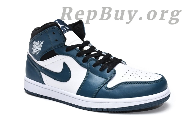 Top Version Air Jordan 1 Mid Armory Navy 554724-411 - 图片 3
