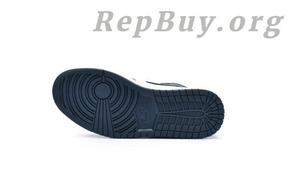 Top Version Air Jordan 1 Mid Armory Navy 554724-411 - 图片 4