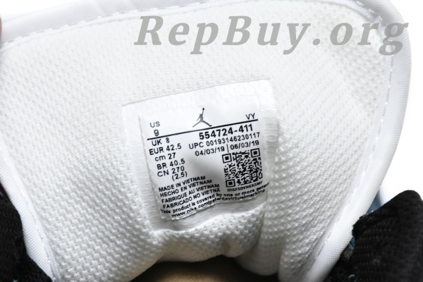 Top Version Air Jordan 1 Mid Armory Navy 554724-411 - 图片 7