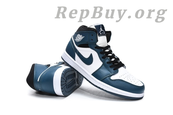Top Version Air Jordan 1 Mid Armory Navy 554724-411 - 图片 18