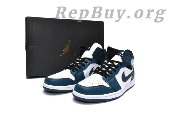 Top Version Air Jordan 1 Mid Armory Navy 554724-411 - 图片 17