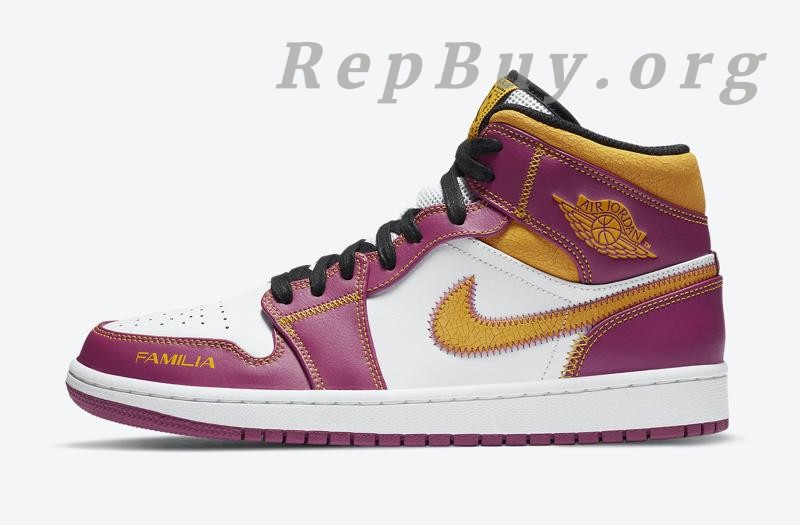 Best Top Version Air Jordan 1 Mid Dia de los Muertos DC0350-100 Replica