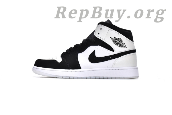 Top Version Air Jordan 1 Mid Diamond Shorts DH6933-100 - 图片 2