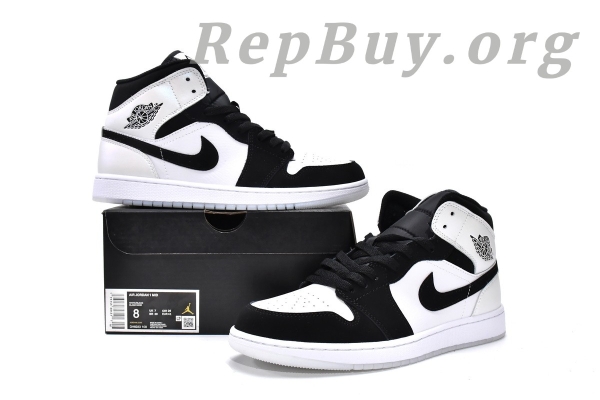 Top Version Air Jordan 1 Mid Diamond Shorts DH6933-100 - 图片 18
