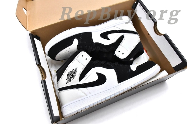 Top Version Air Jordan 1 Mid Diamond Shorts DH6933-100 - 图片 16