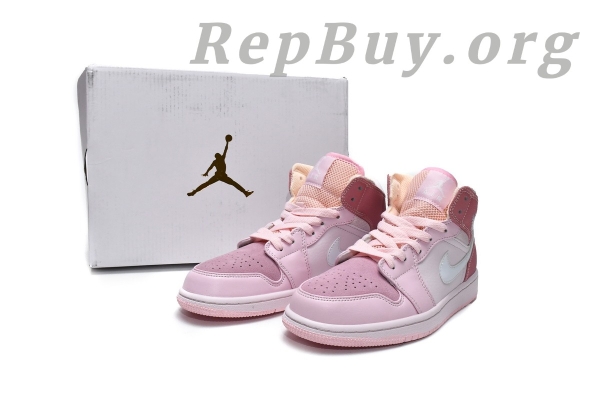 Top Version Air Jordan 1 Mid Digital Pink (W) CW5379-600 - Image 19