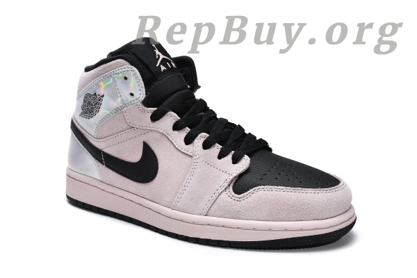 Top Version Air Jordan 1 Mid Dirty Powder Iridescent (W) BQ6472-602 - Image 3
