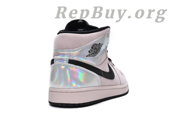 Top Version Air Jordan 1 Mid Dirty Powder Iridescent (W) BQ6472-602 - Image 10