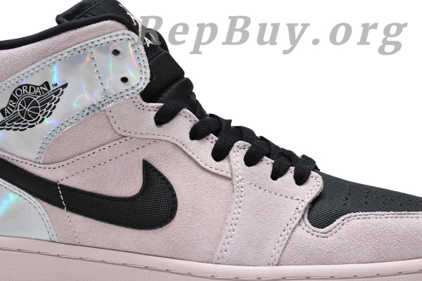 Top Version Air Jordan 1 Mid Dirty Powder Iridescent (W) BQ6472-602 - Image 11