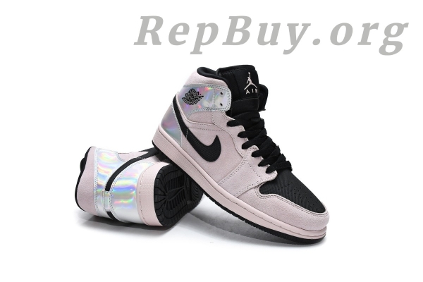 Top Version Air Jordan 1 Mid Dirty Powder Iridescent (W) BQ6472-602 - Image 17