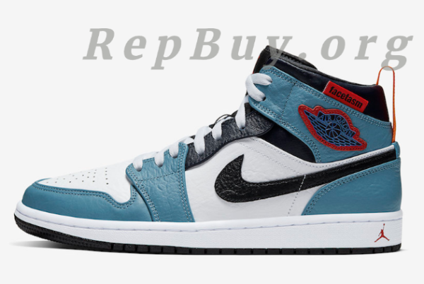 Top Version Air Jordan 1 Mid Fearless Facetasm CU2802-100